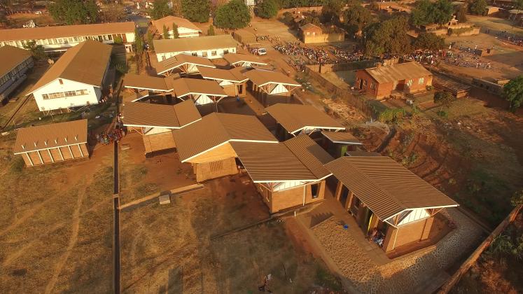 Photo of Maternity Waiting Village, Photo by Iwan Baan, Aerial view of the Maternity Waiting Village