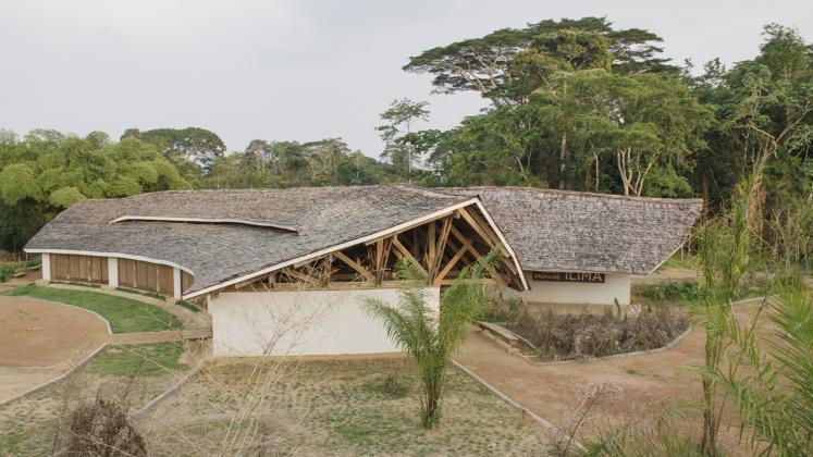 Photo of Ilima Primary School, View of whole building highlighting the pitched roof and structure